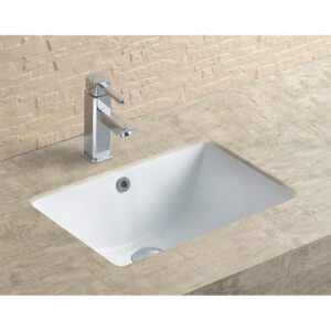 ACL JHI-55-102 EDEN UNDERMOUNT BASIN GLOSS WHITE - Urban Designs Bathroom and Kitchen